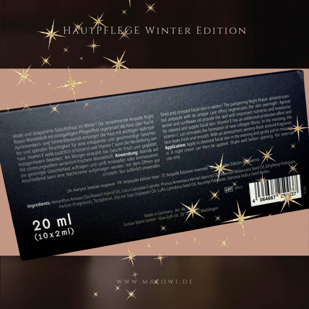 Hautpflege Ampullen Winter Edition - von BAEHR