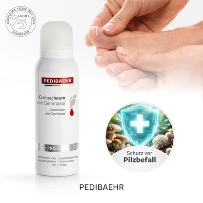 Cremeschaum mit Clotrimazol