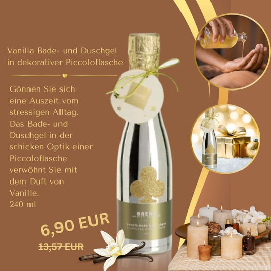 Vanilla Bade- und Duschgel, Piccoloflasche von BAEHR