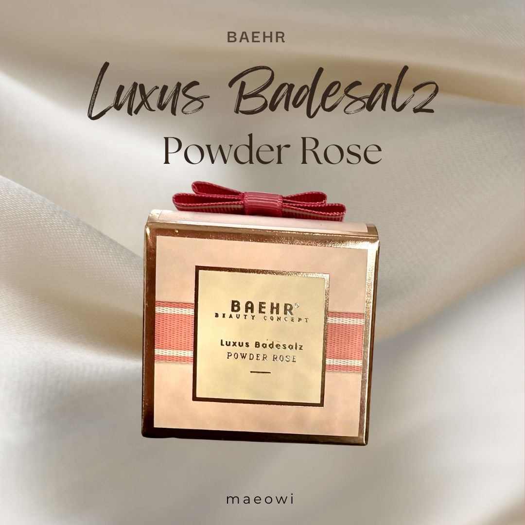 Luxus Badesalz Powder Rose - von BAEHR