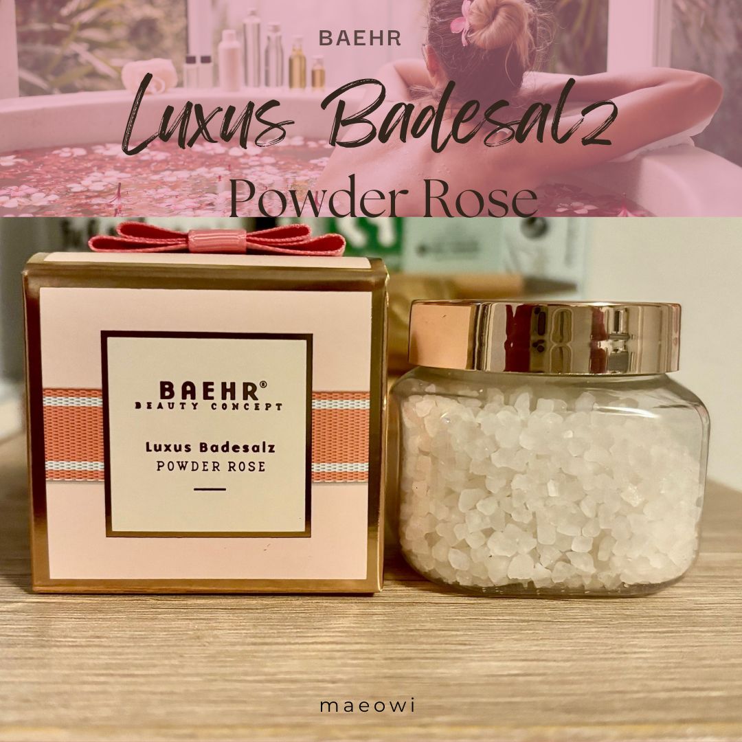 Luxus Badesalz Powder Rose - von BAEHR