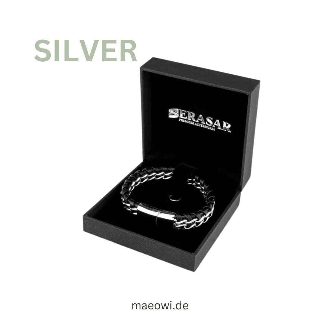 Lederarmband "SILVER"