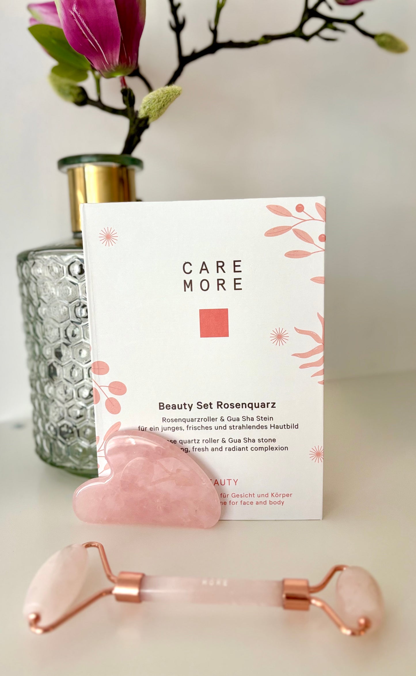 Care More Beauty Set „Rosenquarz“