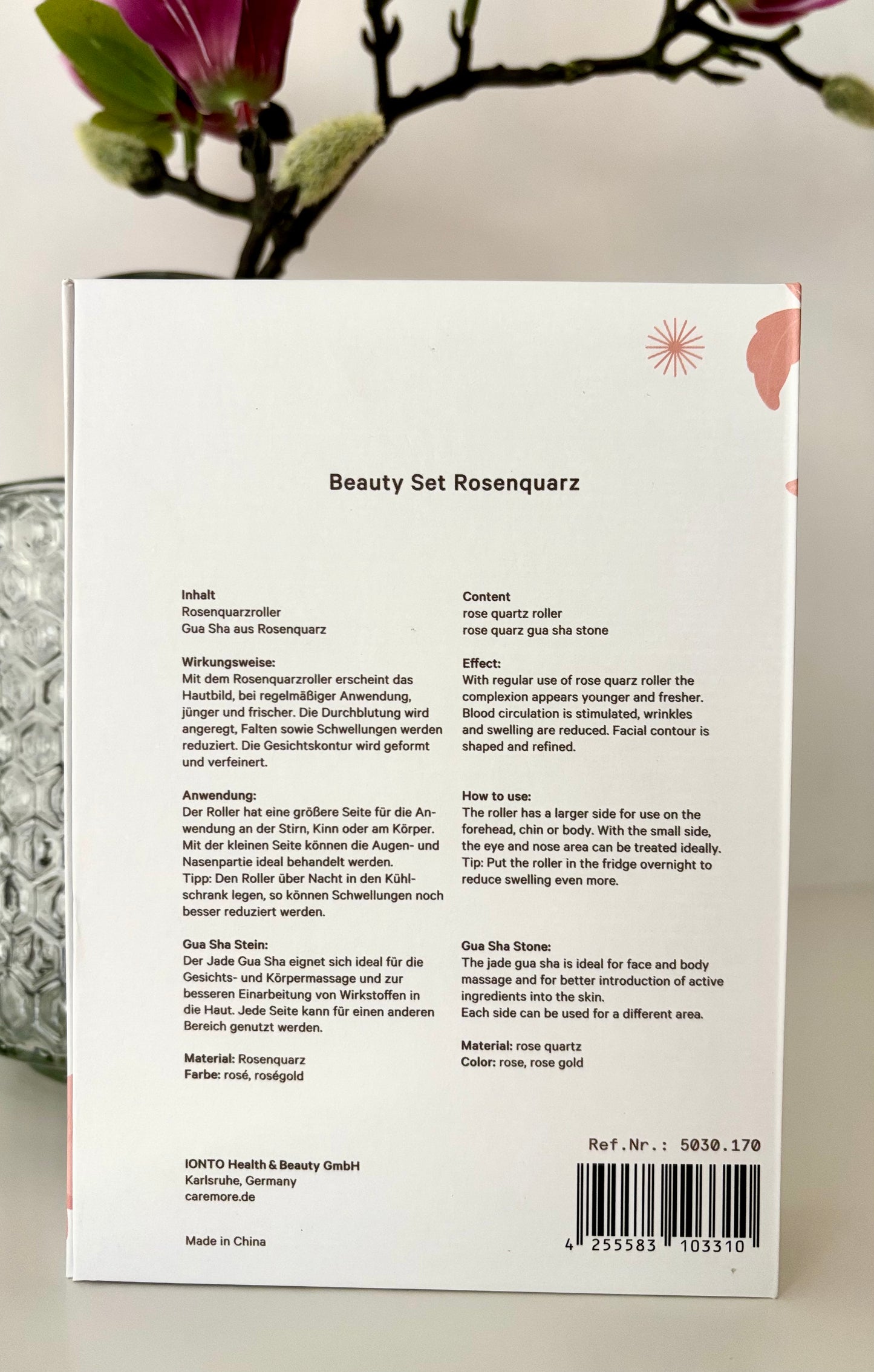 Care More Beauty Set „Rosenquarz“
