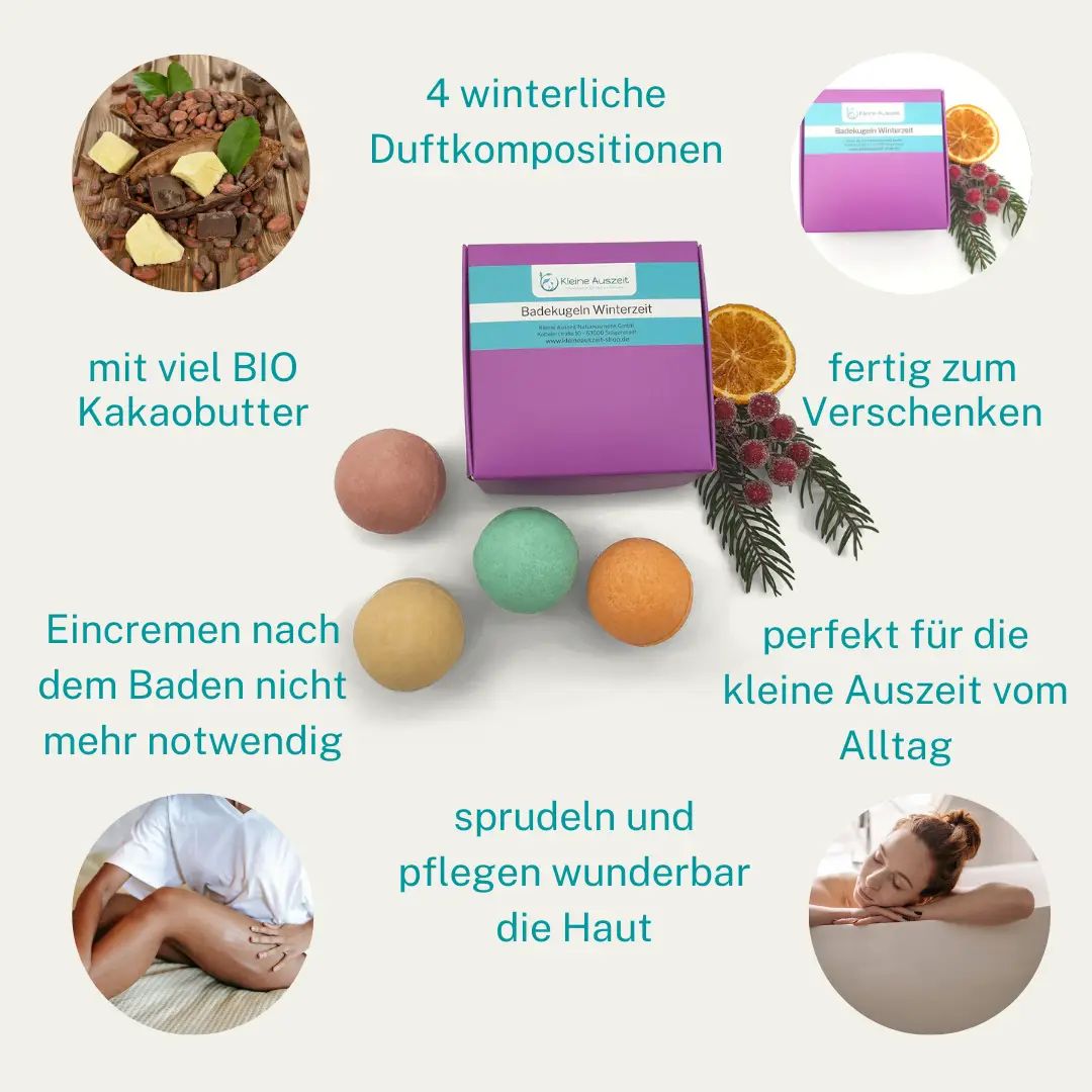 Badekugeln "Winterzeit"