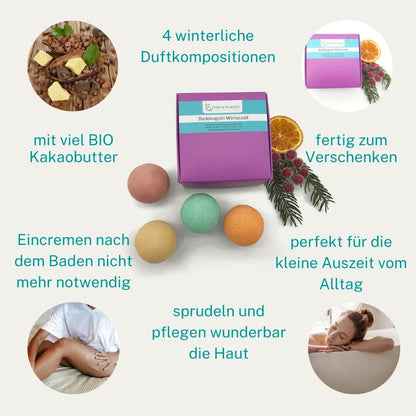 Badekugeln "Winterzeit"