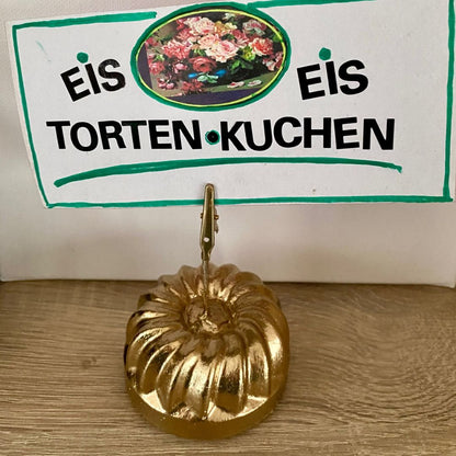 Memo Clip "Gugelhupf", Gold
